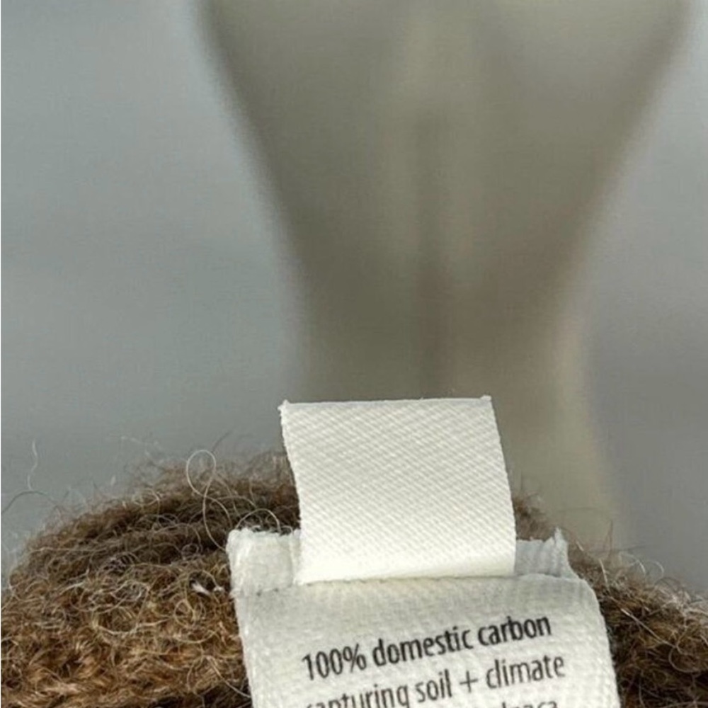 VINCENT JAMES SZ 1 (small) Brown Alpaca Wool Soil + Climate Beneficial Cardigan - Picture 5 of 8